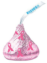 Pink Hershey's Kisses Brand Milk Chocolates